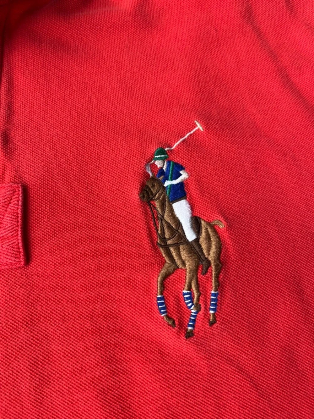 Polo Ralph Lauren Big Pony Orange Polo Short Sleeve Shirt